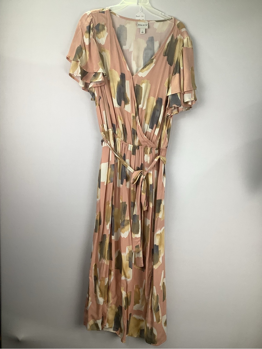 Ava & Viv Women's Faux Wrap Dress size X‎ (14W)